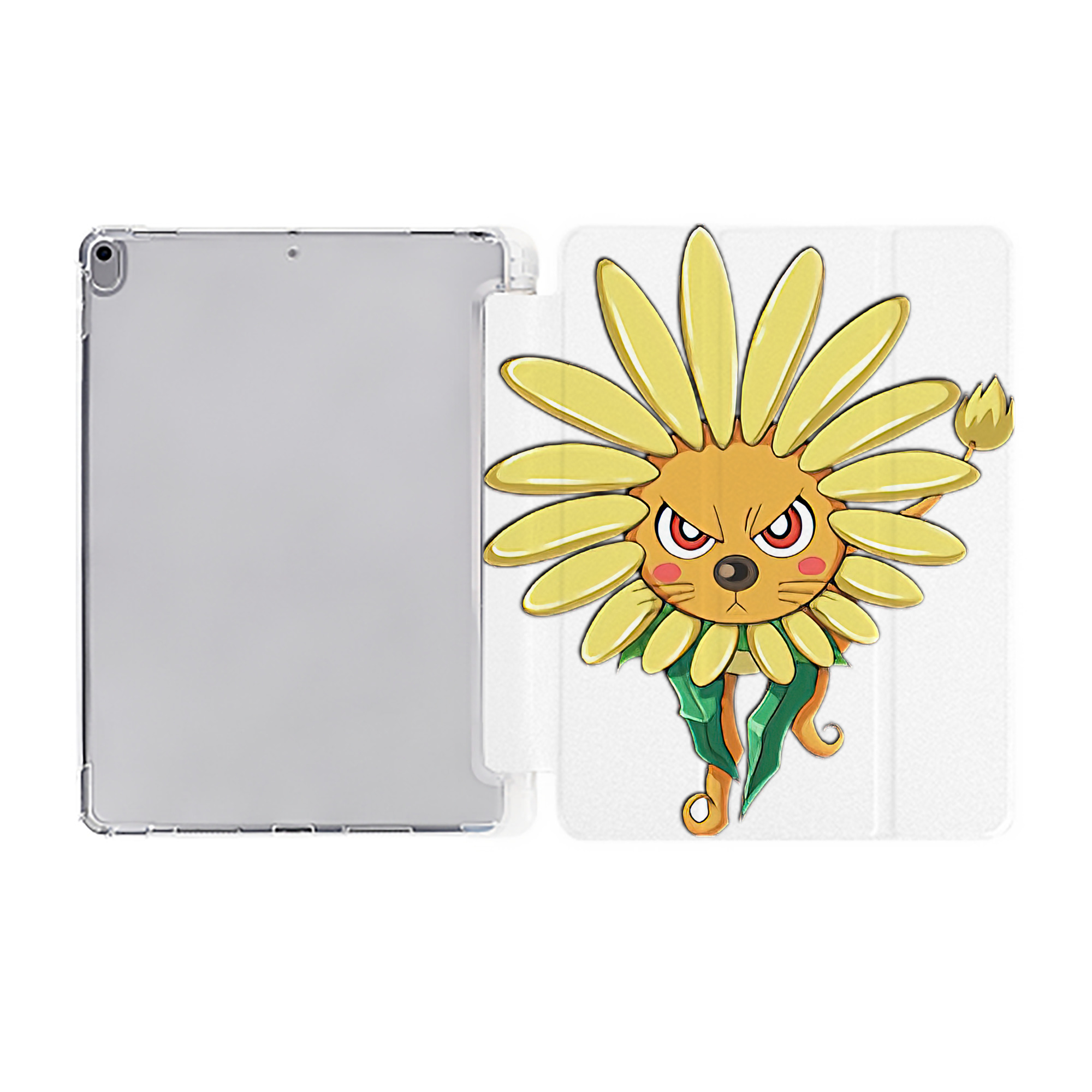 （画像用） 遊☆戯☆王 Yu-Gi-Oh! IPad ケース ペン収納付き 三つ折りスタンド PUレザー×シリコン 対応機種9.5/10.5/10.9インチ
